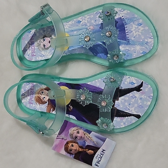 NWT Frozen jelly sandles - Picture 1 of 8